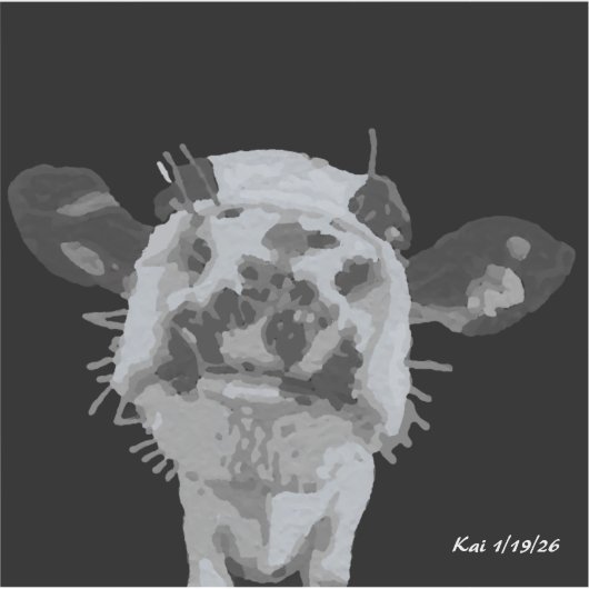 Snoot Boop, Animal Sticker (Voorkant)