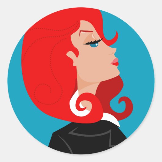 Snooty Lady Stickers (Voorkant)