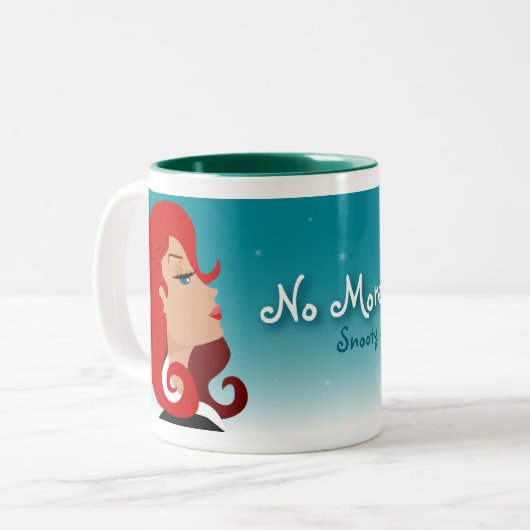 Snooty Lady Tweekleurige Koffiemok (Voorkant links)