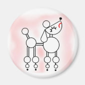 snooty poedelmagneet magneet (Voorkant)