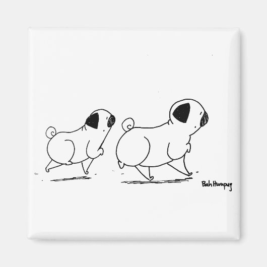 Snooty Pugs Magneet (Voorkant)