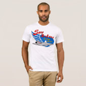 Snooze Airlines T-shirt (Voorkant volledig)