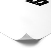 Snooze Button Funny Sleeping Pun Poster (Hoek)