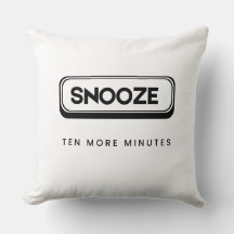 Snooze | Tien Minuten Meer Worp Kussen