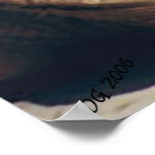 Snoozing Hippopotamus Portret Poster (Hoek)