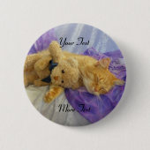 Snoozing Kat Button (Voorkant)