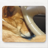 Snoozing van Corgi Driver Mousepad Muismat (Voorkant)