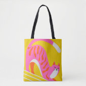 snoozing whiskers tote bag (Voorkant)