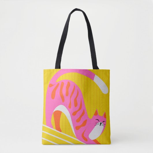snoozing whiskers tote bag (Voorkant)
