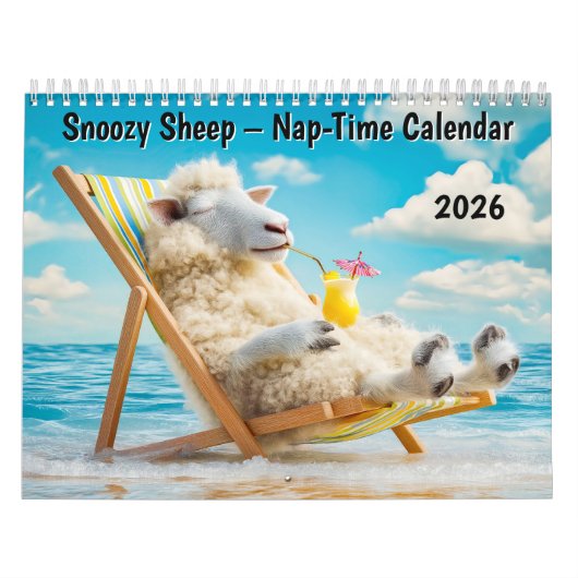 Snoozy Sheep – 2026 Nap-Time Calendar Kalender (Hoes)