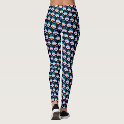 Snop-aap met staart leggings (Achterkant)