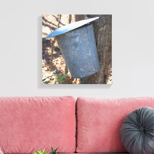 Snop. van de suikerstroop van de aple op boom canvas afdruk (Insitu (Woonkamer))