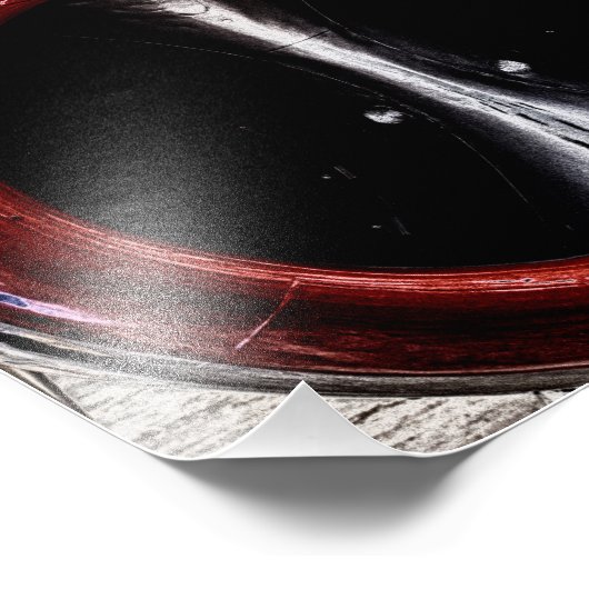 Snop van het vliegtuig foto afdruk (Hoek)