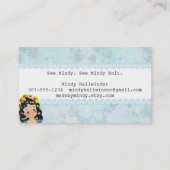 Snopennaalden, ballonbreiend garen visitekaartje (Achterkant)