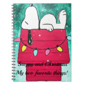 Snoppy Christmas! Notitieboek (Voorkant)