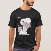 Snoppy houdt van me omhelzen t-shirt (Voorkant)