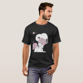 Snoppy houdt van me omhelzen t-shirt (Voorkant volledig)