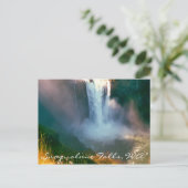 Snoqualmie Falls, WA Postcard Briefkaart (Staand voorkant)