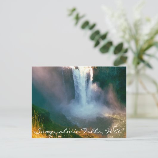Snoqualmie Falls, WA Postcard Briefkaart (Staand voorkant)