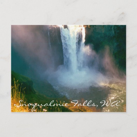 Snoqualmie Falls, WA Postcard Briefkaart (Voorkant)