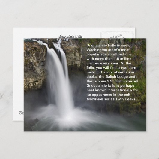 Snoqualmie Herfst briefkaart (Voorkant / Achterkant)