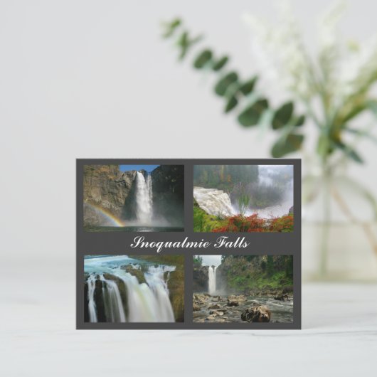 Snoqualmie Herfst briefkaart (Staand voorkant)