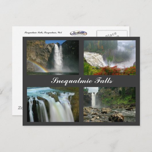Snoqualmie Herfst briefkaart (Voorkant / Achterkant)