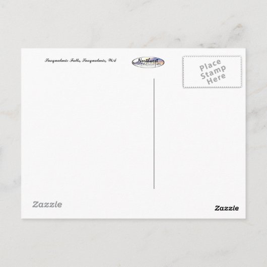 Snoqualmie Herfst briefkaart (Achterkant)