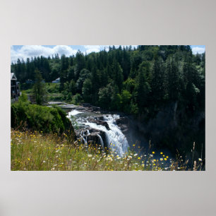 Snoqualmie-Herfsten afdrukken Poster