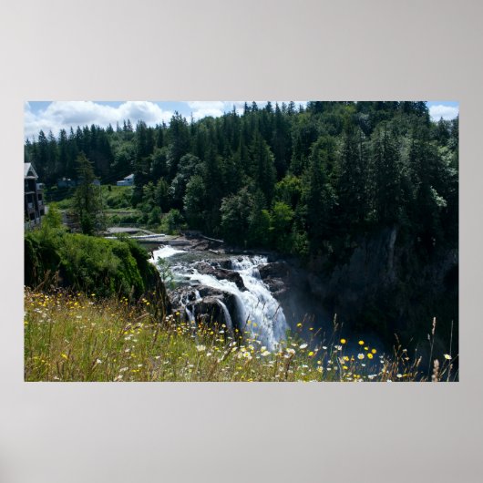 Snoqualmie-Herfsten afdrukken Poster (Voorkant)