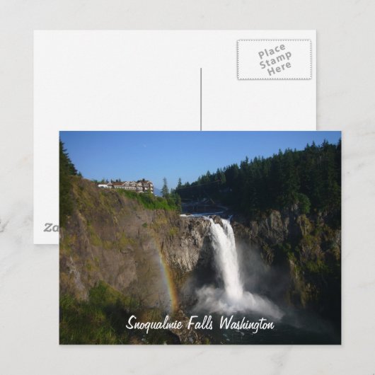 Snoqualmie Herfsten Briefkaart (Voorkant / Achterkant)