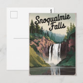 Snoqualmie Herfsten  Briefkaart (Voorkant / Achterkant)