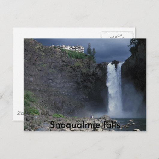Snoqualmie herfsten briefkaart (Voorkant / Achterkant)