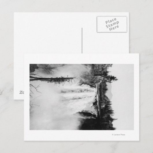 Snoqualmie Herfsten en Lodge, Washington Photograp Briefkaart (Voorkant / Achterkant)