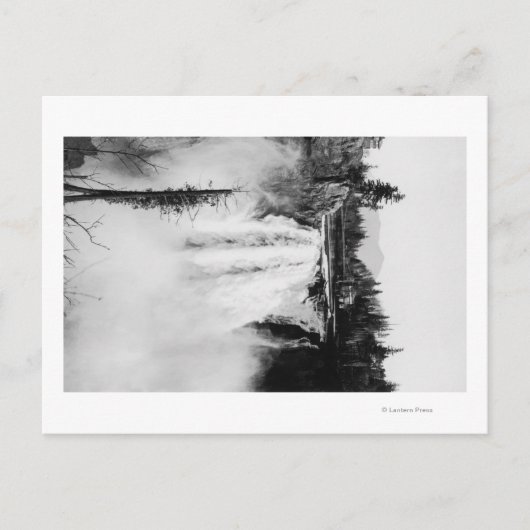 Snoqualmie Herfsten en Lodge, Washington Photograp Briefkaart (Voorkant)