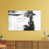 Snoqualmie Herfsten en Lodge, Washington Photograp Canvas Afdruk (Insitu (Woonkamer))