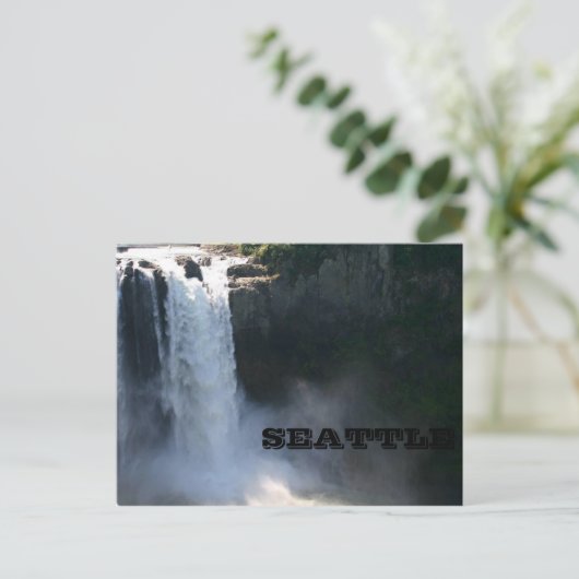 Snoqualmie-Herfsten, Seattle Briefkaart (Staand voorkant)