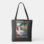 Snoqualmie Herfsten Shirt, Sasquatch Tote Bag (Achterkant)