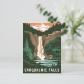 Snoqualmie Herfsten, WA Briefkaart (Staand voorkant)