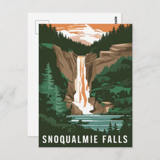 Snoqualmie Herfsten, WA Briefkaart (Voorkant / Achterkant)