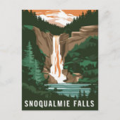 Snoqualmie Herfsten, WA Briefkaart (Voorkant)