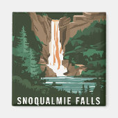 Snoqualmie Herfsten, WA Magneet (Voorkant)