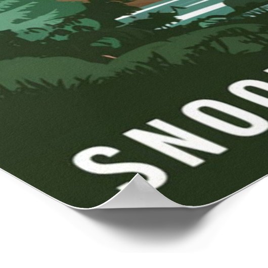 Snoqualmie Herfsten, WA Poster (Hoek)