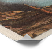 Snoqualmie-Herfsten, WA - Uitzicht Herfsten bovena Poster (Hoek)