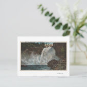 Snoqualmie-Herfsten, WA - Uitzicht Herfsten ondera Briefkaart (Staand voorkant)