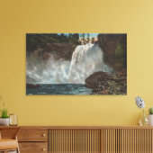 Snoqualmie-Herfsten, WA - Uitzicht Herfsten ondera Canvas Afdruk (Insitu (Woonkamer))