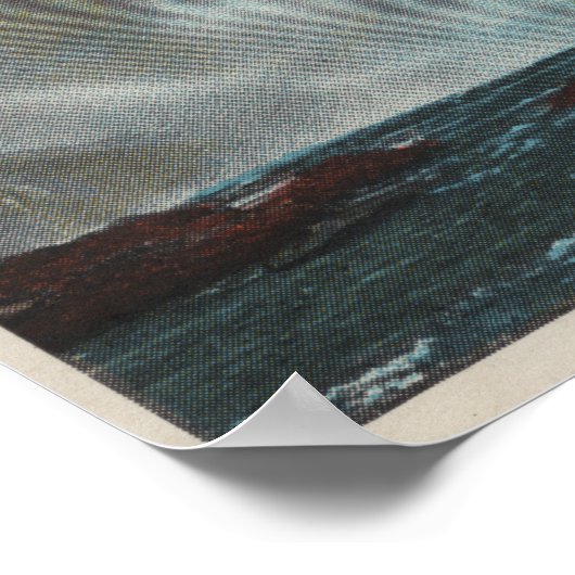 Snoqualmie-Herfsten, WA - Uitzicht Herfsten ondera Poster (Hoek)