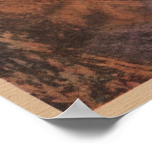 Snoqualmie-Herfsten, WA — Uitzicht van Herfsten en Poster (Hoek)