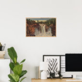 Snoqualmie-Herfsten, WA — Uitzicht van Herfsten en Poster (Thuiskantoor)