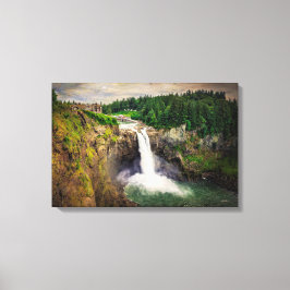 Snoqualmie Herfsten Washington Canvas Afdruk